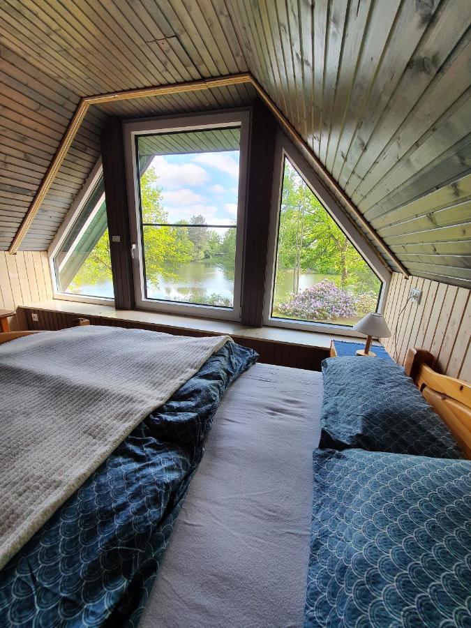 Ferienhaus Blauer See Mit Optionalem Hot-Tub บอคฮอร์น ภายนอก รูปภาพ