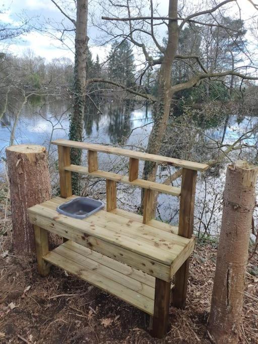 Ferienhaus Blauer See Mit Optionalem Hot-Tub บอคฮอร์น ภายนอก รูปภาพ