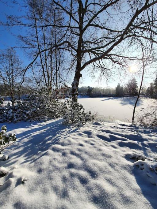 Ferienhaus Blauer See Mit Optionalem Hot-Tub บอคฮอร์น ภายนอก รูปภาพ