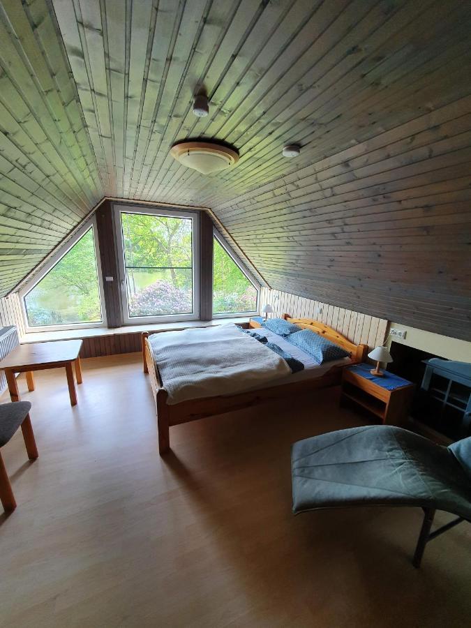 Ferienhaus Blauer See Mit Optionalem Hot-Tub บอคฮอร์น ภายนอก รูปภาพ